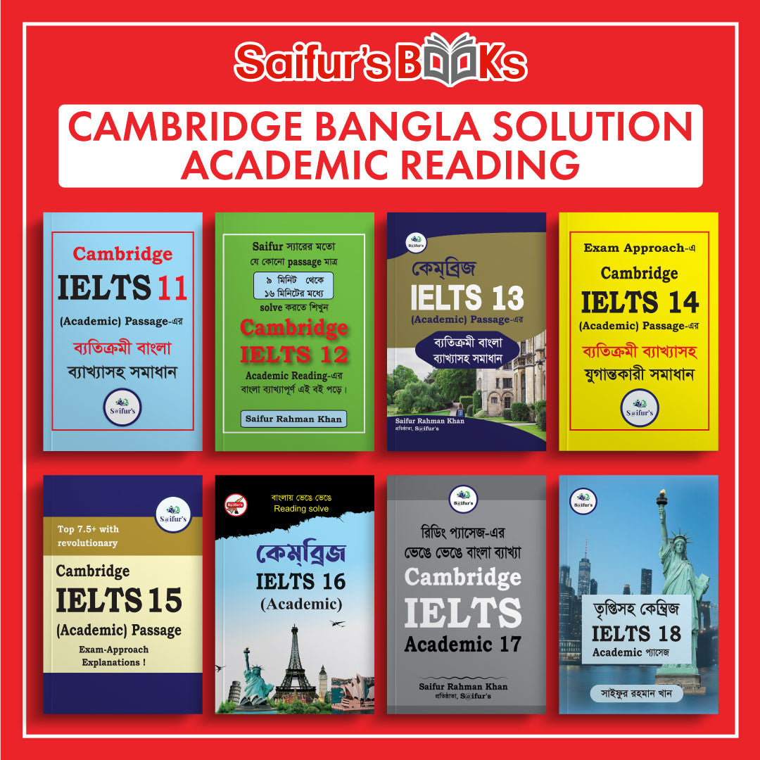 Cambridge Bangla Solution Package (ACADEMIC READING)